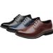 Men's Classic Brogue Leather Shoes Formal Business Wedding Shoes Pointed Toe Oxford_vogvips.com
