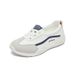 2026 Spring New White Sneakers Korean Version Ins Style For Female Students Thick-Soled Height-Increasing Sports Casual_vogvips.com