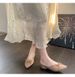 Summer Bowknot Wedge Heel Mules, Closed-toe Half-slippers For Women, French-style Elegant Shallow Pointed-toe Outdoor_vogvips.com