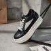 Height-increasing Cowhide Men's Big Head Leather Shoes Comfortable Thick-soled Height-increasing Retro Board Shoes Casual Shoes_vogvips.com