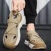 Trendy Designer Men Mesh Breathable Casual Shoes Lightweight Non-slip Beach Flip Flops Man Platform Cave Sandals_vogvips.com