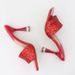 MS Women's Strappy Glitter Stiletto Sandals - Square Toe Open-Toe High Heels For Summer, Black/Red/Gold, Size 36-42_vogvips.com