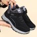 Women's Snow 2024 Winter New Style Fleece Lined Thickened Cotton Boots Warm Walking Shoes_vogvips.com