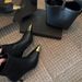 Metal Small Square Head Thin Heel High Heel Short Shoes Versatile Fashionable Comfortable Side Zipper Short Boots Women_vogvips.com
