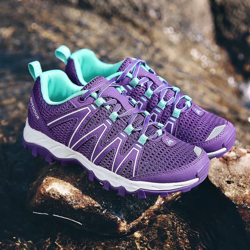 New Outdoor Casual Shoes Heightening Shoes Women's Air Cushion Hiking Shoes Hiking Shoes_vogvips.com