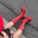 Sheepskin Version~ Outdoor Red Rain For Women 2025 New Round Toe Thick Sole High Tube Riding Over-the-Knee Long Boots_vogvips.com