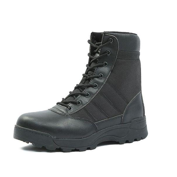 Mens Walking High Top Tactical Boots Lightweight Vent Breathable Hiking Trekking Shoes_vogvips.com