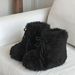Super Cute Non-Slip Thick-Soled Furry Snow For Women Winter 2025 New White Fleece-Lined Short Boots Thickened Warm_vogvips.com