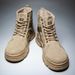 European Warm Series Camouflage Martin Boots Men, Autumn And Winter, Warm, Thickened, Mid-Calf, Thick Sole, Fashionable, Lace-Up, Work Shoes_vogvips.com