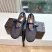 2026Top Quality Round Toe Real Leather Mary Jane Ballet With A Strap Mesh Loafers Womens Ballerina Flat Dress Luxury_vogvips.com