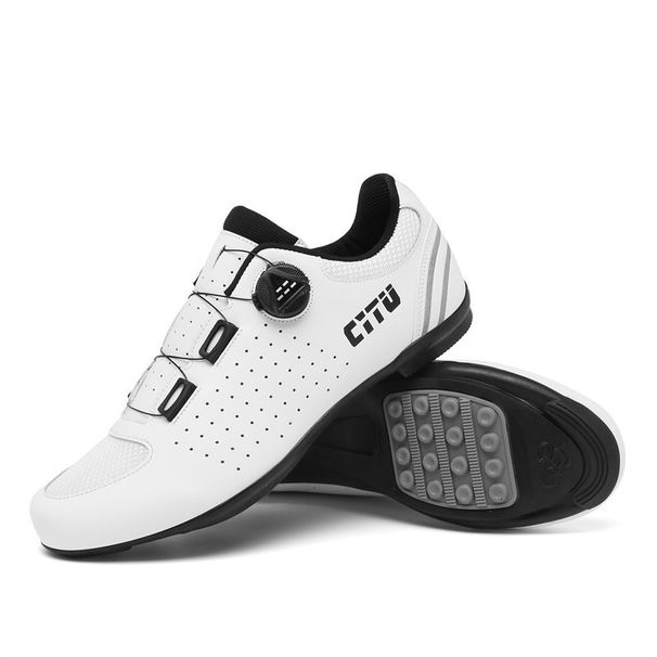 New Lockless Cycling Shoes Spring And Summer Mesh Men's And Women's Road Bike Lock Shoes Mountain Bike Hard Bottom Lock Pedal Set_vogvips.com