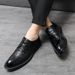 Spring New Men's Casual Single Pointed Business British Style Trendy Lacing Personalized Fashion Small Leather Shoes_vogvips.com