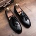 Suitable For All Seasons Men's Size 47 Large Spring New Fashion British Style Business Formal Trendy Slip-On Small Leather Shoes_vogvips.com
