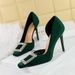 3287-3K63 Fashion Banquet Small Shallow Mouth Xishi Velvet Sparkling Water Diamond Square Head Side Empty High Heel_vogvips.com