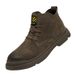 Men's Casual Men's Leather Boots Front Breathable Martin Boots Low Heel Tooling Boots Non-slip Bottom_vogvips.com