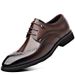 New business dress shoes men's soft sole breathable leather British men's shoes commuter cowhide shoes_vogvips.com