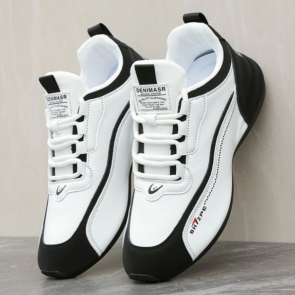 Men's Waterproof Leather Running Shoes Soft Sole Wrap Casual Athletic Sneakers Fashion Comfortable Non-Slip Walking Shoes_vogvips.com