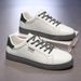Autumn New Trendy Fashion Board PU Leather Breathable Lace Up Sports Men's Shoes Size 39-46_vogvips.com