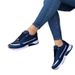 Women's Platform Sneakers – Comfort Round Toe Shoes With Cushion Sole (4 Colors/Up To EU 42)_vogvips.com