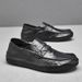 Men's 2025 New Model High-End Gentleman British Style Trendy Loafers Breathable Soft Surface Business Leather Shoes_vogvips.com
