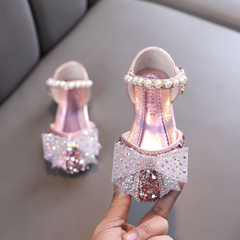 Girls Little Big Child Princess Casual Single Shoes Show Shoes Little Girl Child Children Leather Shoes_vogvips.com