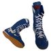 Boxing Shoes, High Top Boots, Fighting And Wrestling Shoes, Men's And Women's Fighting Competition Training Shoes, Red And Blue_vogvips.com
