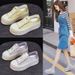 thick-soled Little White Shoes Female Students Casual Versatile Low-top Thick-soled Heightening Canvas Shoes Women's Shoes_vogvips.com
