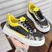 2025 Men's Sneakers, Hollow-out, Breathable, Fashionable, Thick-soled, Height-increasing, Youth Sports Fashion Casual Shoes, Versatile Low-top Shoes_vogvips.com