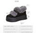 Women's Shoes Thickened Snow Boots Autumn And Winter Heightened Thick Sole 2024 Cotton Shoes Cowhide Genuine Fur Genuine Leather Shoes Wear Resistant_vogvips.com