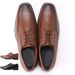 HPIOPL Men's Square-Toe Casual Loafers – Breathable PU Leather Slip-On Shoes With EVA Cushion & Low Heel For Business & Daily Wear_vogvips.com