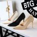 Metal Head High Heels Women's Pointed Head Shallow Mouth Stiletto Women's Shoes Single Shoes_vogvips.com