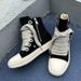 Thick Bottom Platform Unisex Shoes Runway All Match Casual Trainers Fashion Flat Heel High Top Canvas Sneakers Large_vogvips.com