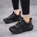 New Outdoor Casual Shoes Heightening Shoes Women's Air Cushion Hiking Shoes Hiking Shoes_vogvips.com