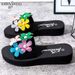 Anti-slip, Comfortable, Thickened Princess-style Floral Women's Slip-on Sandals, Ultra-light, Trendy, Home-friendly,_vogvips.com