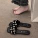 Versatile Fairy-Style Women's Open-Toe Sandals For Outdoor Wear, Summer 2024 New Flat Shoes, Casual Beach Slippers_vogvips.com