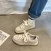 Spring New White Board Women's Ins Korean Edition Casual Versatile Color Blocked Thick Bottom Low Help Student Sports_vogvips.com