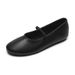 Soft-faced Round Head, Light Mouth Single Shoes, Thin Word With Flat Bottom Mary Jane Women's Shoes_vogvips.com