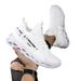 Large Size Sports Style Casual Flyknit Hollow Running Men's Shoes Breathable Comfortable_vogvips.com