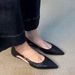 Women's Hollow out Flat Sandals Pointed Toe Open Toe Low Cut Summer Wear Exquisitely Beautiful And Sophisticated Shoes_vogvips.com