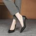 wangjia Wangjia Professional High Heels For Women Thin Heel Soft Sole Interview Flight Attendant Student Etiquette_vogvips.com