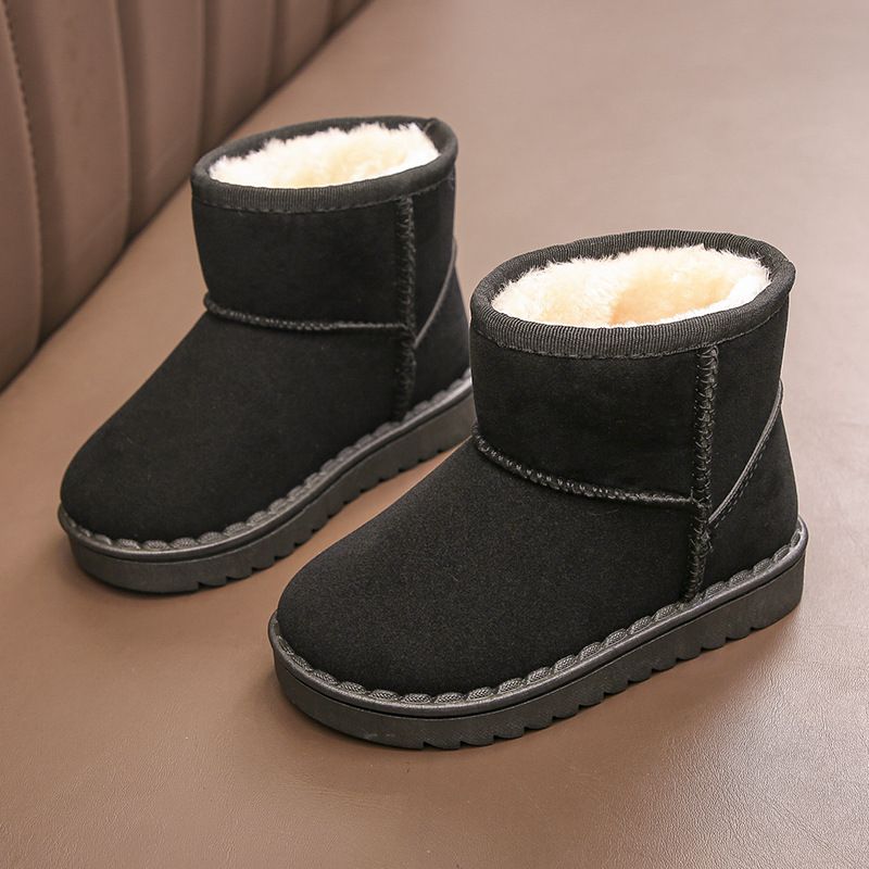 Autumnandwinterbabysmallchildren's Cottonshoeswithpadding, Children's Snowboots With Fur, Martin Boots, Fashionable Boysand Girls'short Boots,trendy_vogvips.com