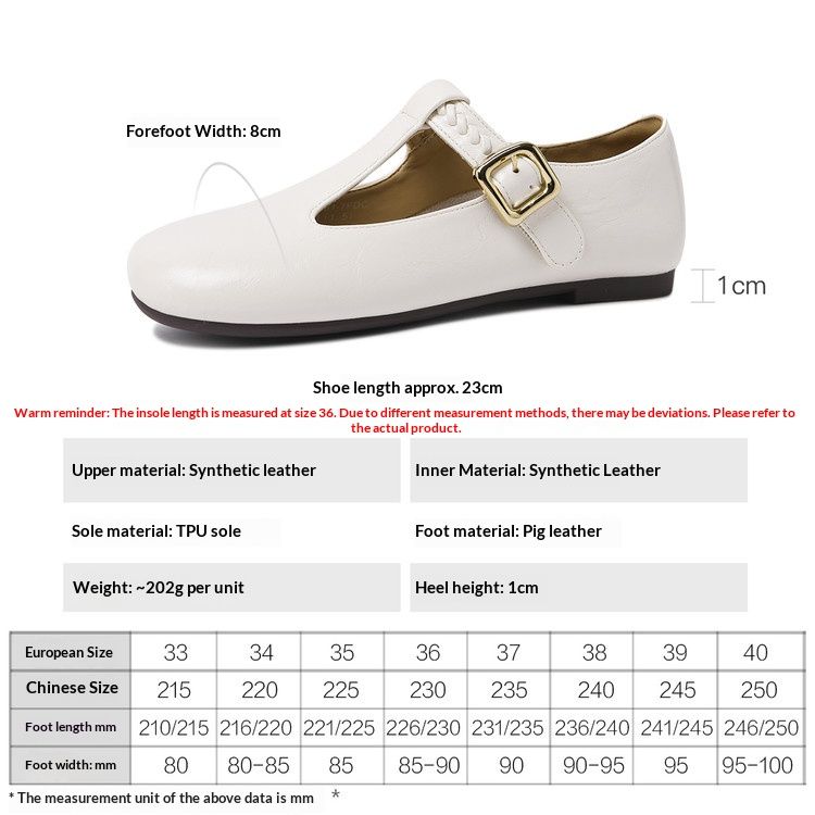Cameido Women's Retro T - Strap Mary Janes Soft Sole And Upper Spring Casual Flat Granny Shoes_vogvips.com