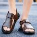 EVA's New Cross-border Men's Sandals Are Dual-purpose Summer, Suitable For Driving, Slip-on Leather Shoes, Trendy And_vogvips.com