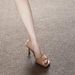 Patent Leather Large Size Cool Slippers New Summer Versatile Thin Heel Square Toe Sexy Outer One-word Slippers_vogvips.com