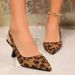 Cross-Border Trade Plus Size New Closed-Toe For Women Leopard Print Pointed High Heels Elegant Thin Heel Sandals_vogvips.com
