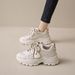 Autumn New Breathable White Women's Versatile Korean Version Thick Soled Sports Casual Running Dad Trendy Shoes_vogvips.com
