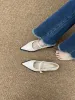 Women's Shoes New Design Chunky Heel Gentle Vintage Minimalist Style Triple Black Commuter Shoes Free Shipping_vogvips.com