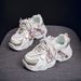 Dad's Autumn New Mesh Children's Korean Version, Thick Soled Sports Casual Height Increasing Shoes, Women's Shoes_vogvips.com