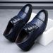 Man Stylish Derby Shoes Woven Leather Dress Mens Brogue Men Lace-Up Business Casual Office Party Wedding Shoe_vogvips.com