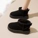 2024 Autumn Winter Women, Fashionable And Trendy, Fleece-Lined, Thick-Soled, Comfortable, Cold-Resistant, Warm Snow_vogvips.com